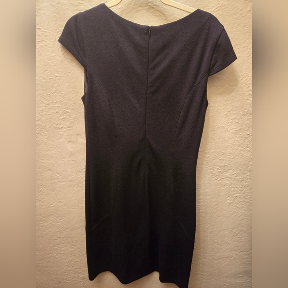 Joseph Ribkoff Fitted Black Dress | Elegant Minimal | Canada Made - Picture 8 of 8